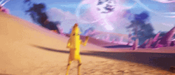 Ryu Hadouken In Fortnite GIF