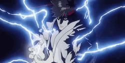 Ryu Lightning Hadouken Animation GIF