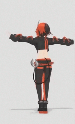 Ryugasaki Rene Wiggle GIF