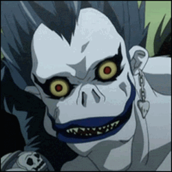 Ryuk Death Note Chewing Food GIF