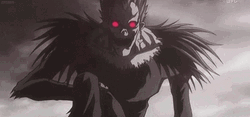 Ryuk Death Note Flying Down GIF