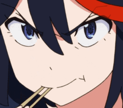 Ryuko Matoi Eating GIF