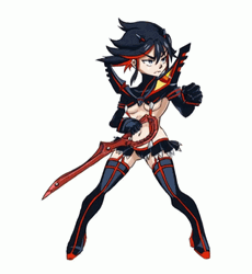Ryuko Matoi Fighting Pose GIF