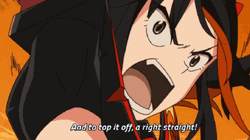 Ryuko Matoi Right Straight GIF