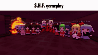 S.H.F. Gameplay Characters In Dark Room GIF