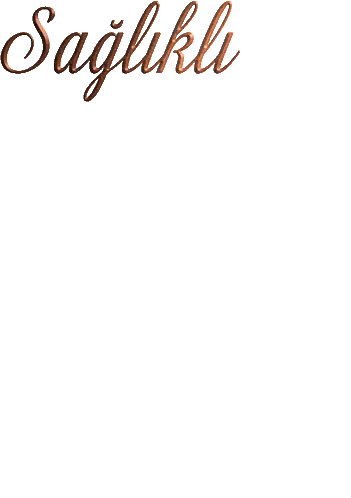 Sabahlar In Copper Font Sticker