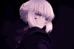 Saber Artoria Pendragon Fate Stay Animation GIF
