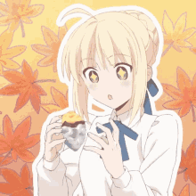 Saber Artoria Pendragon Fate Stay Playing GIF