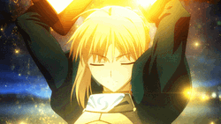 Saber Artoria Pendragon Fate Stay Preparing To Fight GIF