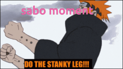 Sabo Moment Doing Stanky Leg GIF