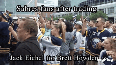 Sabres Fans Gathered In Crowd GIF
