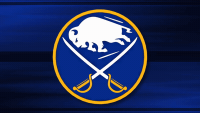 Sabres Logo Bison And Crossed Swords GIF