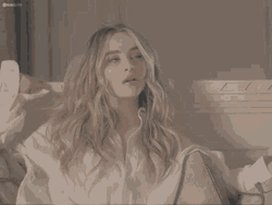 Sabrina Carpenter Emotional Singing GIF