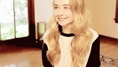 Sabrina Carpenter Youthful Chuckle GIF