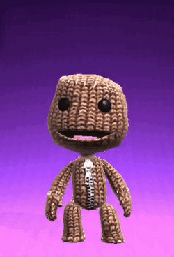 Sackboy Executing Thug Shaker GIF