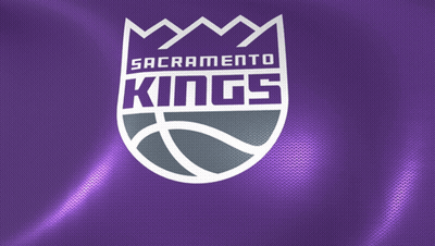 Sacramento Kings Logo On Purple Background GIF