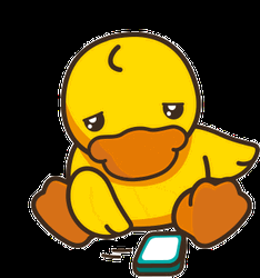 Sad Animated Duck
