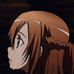 Sad Anime Asuna