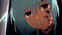 Sad Anime Boy Flowing Tears GIF