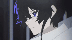 Sad Anime Boy Putting On His Hood GIF