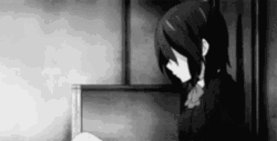 Sad Anime Crying Alone
