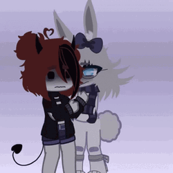 Sad Anime Gacha Hugging GIF