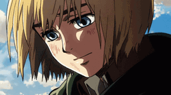 Sad Armin Arlert Looking Down GIF