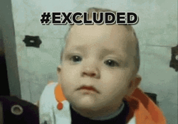 Sad Baby Boy Left Out Excluded GIF