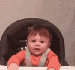 Sad Baby Raise Hand GIF