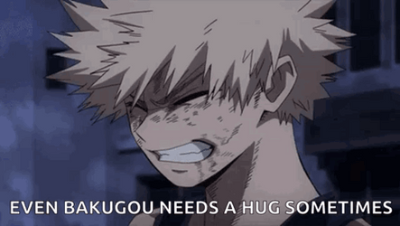 Sad Bakugo Needs Hug Sometimes  GIF