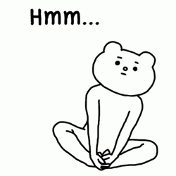 Sad Bear Betakkuma Hmm GIF