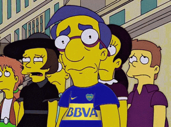 Sad Boy Milhouse Frowning The Simpsons GIF