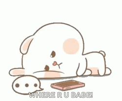 Sad Bunny Sticker Where GIF