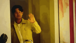 Sad Bye Korean Guy Waving GIF