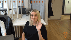 Sad Bye Lady Waving Duckface GIF