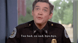 Sad Bye Vintage Movie Police Academy GIF