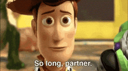 Sad Bye Woody Toy Story So Long Partner GIF