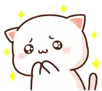Sad Cartoon Cat Sticker