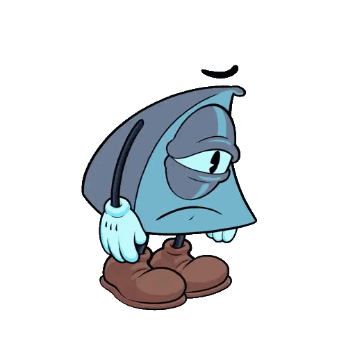 Sad Cartoon Character Sticker (498×498) - Sad | GIFDB.com