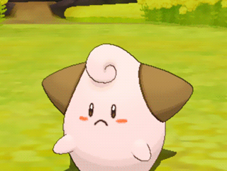 Sad Cartoon Character Standing In Field GIF