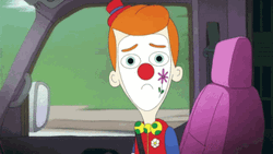 Sad Cartoon Clown  GIF