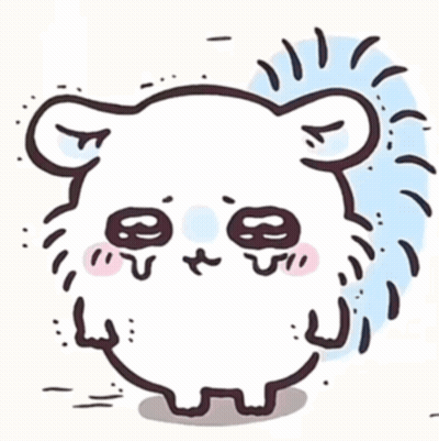 Sad Cartoon Hedgehog GIF