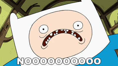 Sad Cartoon Saying Nooo GIF