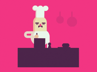 Sad Chef Cartoon GIF