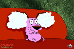 Sad Courage The Cowardly Dog GIF