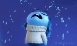 Sad Crying Inside Out Sadness GIF