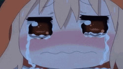 Sad Crying Umaru Doma Himotou GIF