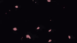Sad Cute Anime Girl Aesthetic Leaves Falling GIF