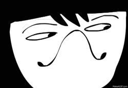 Sad Emoji Eyebrow Raise GIF