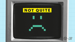 Sad Face Computer Not Quite GIF